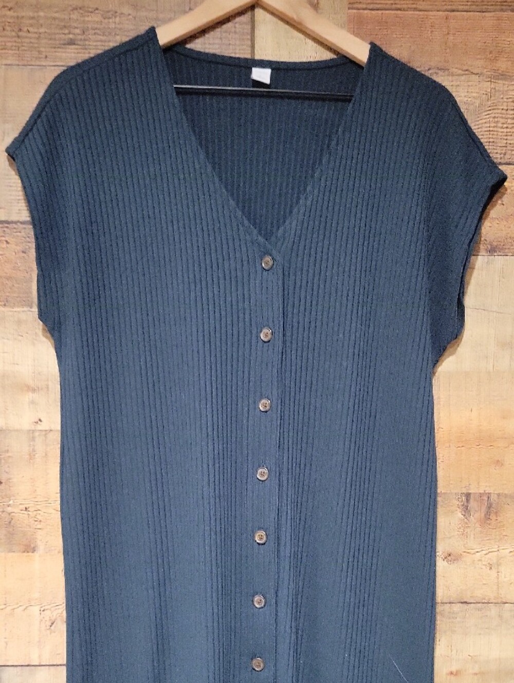 Old Navy Ribbed Button-Front Dress - Picture 5 of 5